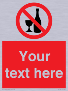 Custom prohibition no alcohol